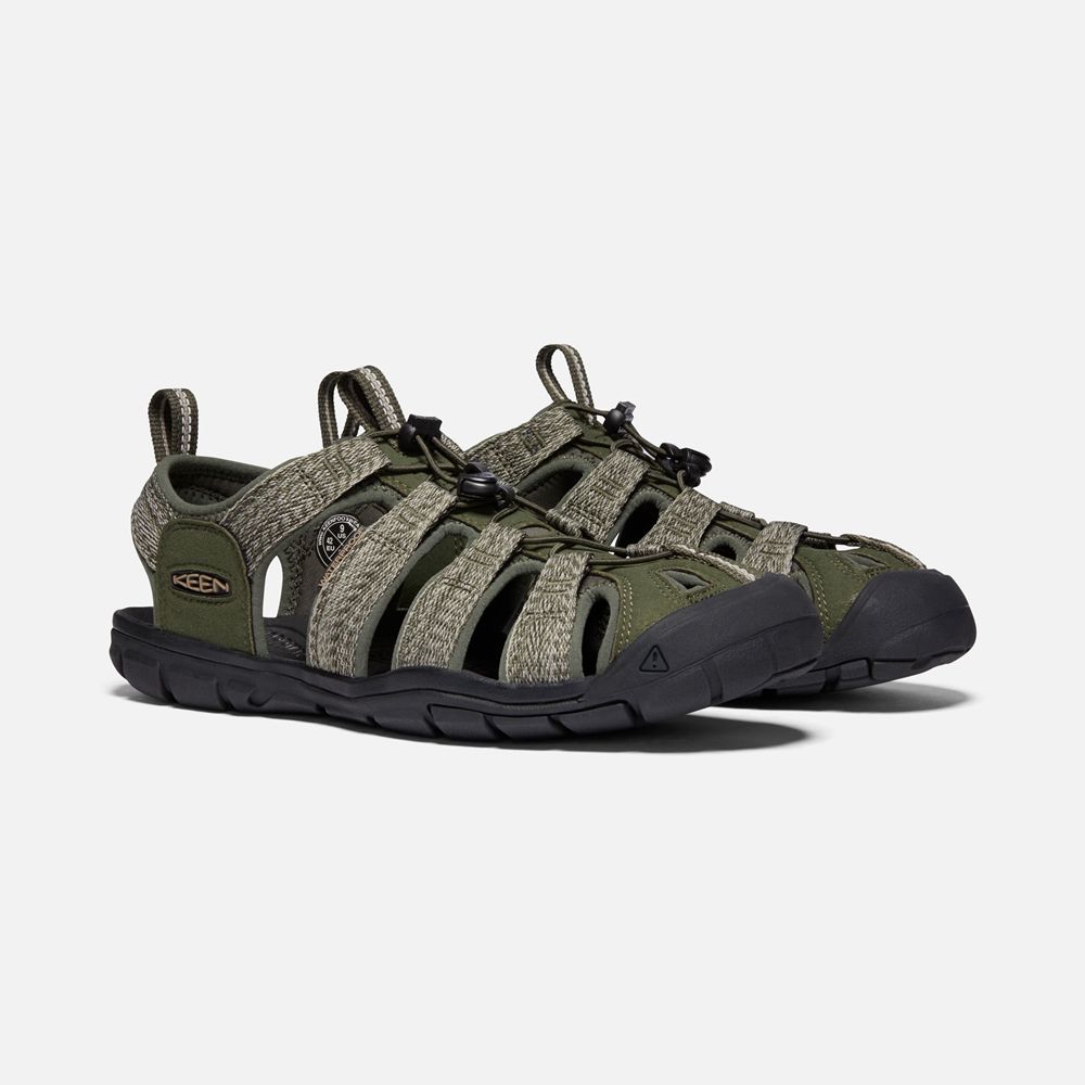 Keen Vandringssandaler Herr Olivgröna - Clearwater Cnx - 354792YAC